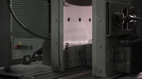 A big amount of ready-made newspapers on a printing house conveyor. Stock Footage 98227200