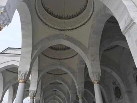 Big and Huge Melik Hatun Camii in Ankara Stock Photos