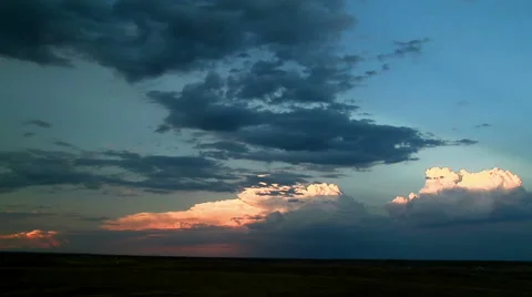 Big Anticrepuscular Ray Stock Footage 54728236