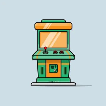 Big Arcade Machine Stock Illustration