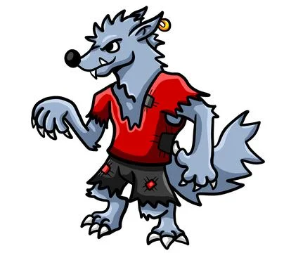 Big Bad Wolf Stock Illustration