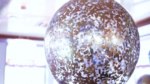 Big balls with paper inside Stock-Footage 83979338