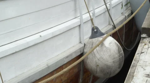 The big balls on the side of the ship Stock Footage 65875747