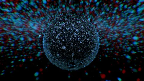 Big Bang Background Animation Stock Footage 122848021