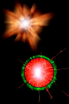 Big bang, conceptual image Illustrazione stock
