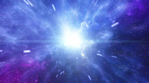 Big Bang Creation Stock Footage