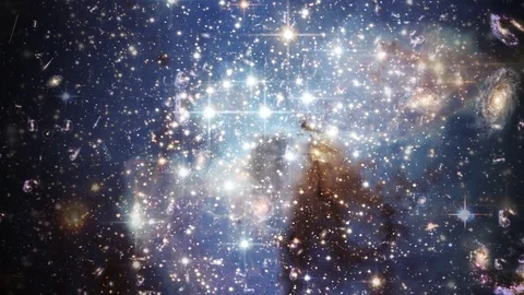 Big bang creation universe singularity space science physics galaxy god 4k Stock Footage