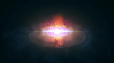 Big Bang Explosion Stock Footage