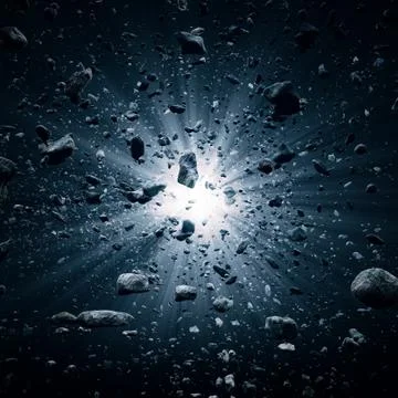 Big Bang explosion in space Stock Photos