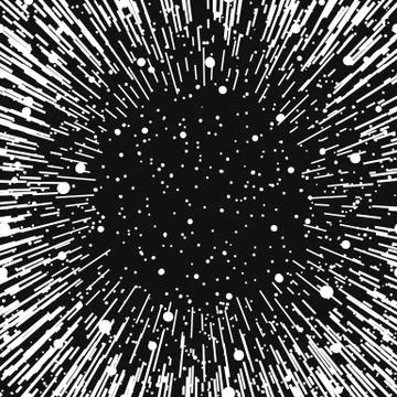 Big bang illustration. Illustrazione stock