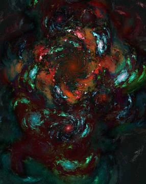 Big bang in reverse Stockillustratie