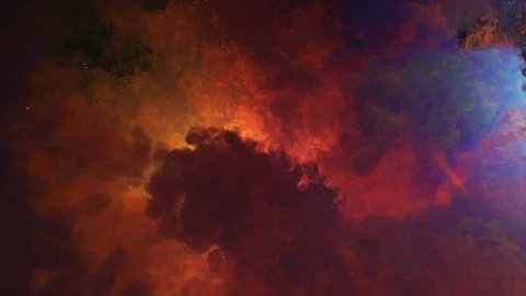 The big bang. Simulation of the big bang in space with the formation of a Ste Video stock 276702191