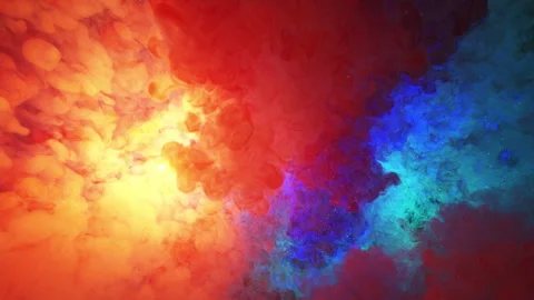 The big bang. Simulation of the big bang in space with the formation of a Ste Stock-Footage 276702449