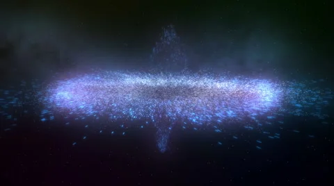 Big Bang Space Explosion Stock Footage