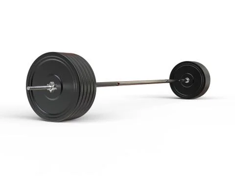 Big barbell weight Stock Illustration