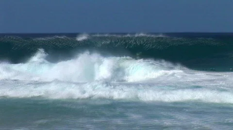 Big barrel wave  Stock Footage 245228