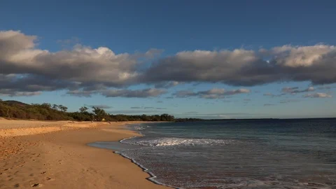 Big Beach in the early evening light Видео 109079135