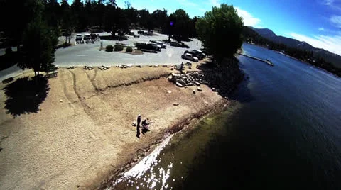 Big Bear Lake Aerial shots 動画素材 24721453