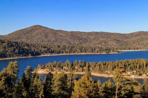 Big bear lake Foto stock