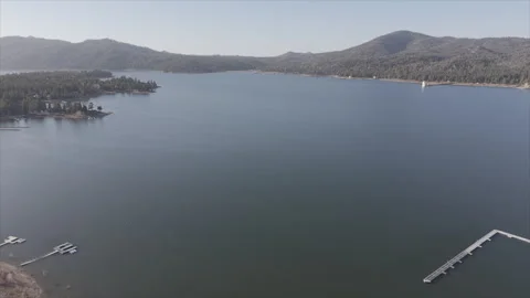 Big bear Lake spectacular Video stock 329190938