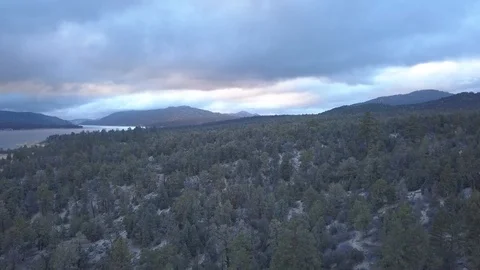 Big Bear Lake Sunset Video stock 98463750