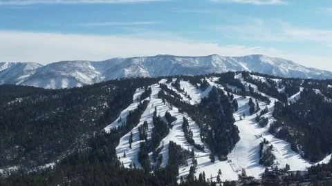 Big Bear Ski Stock Footage 172120764