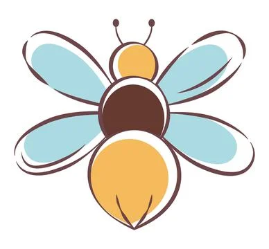 Big bee design Illustrazione stock