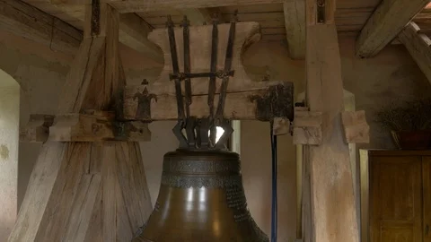 Big bell in the tower Stock Footage 117676081