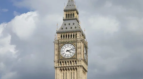 Big Ben - 15 minute time lapse Stock Footage 33548583