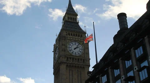 Big Ben against the sky Stock-Footage 33422194