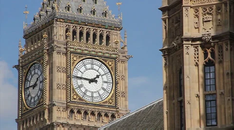 Big Ben Clock Face 스톡 동영상 37649278