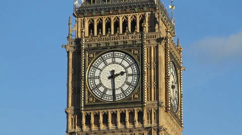 Big Ben clock Stock Footage 33422259