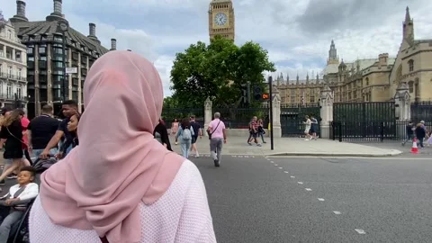 Big Ben Clock Tower Stock Footage 253449077