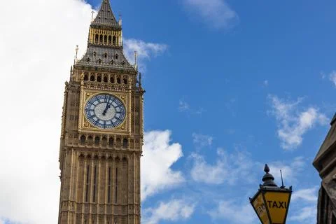 Big Ben Clock Tower. Iconic London Landmark. London, UK, 5 November 2023 Stock-Fotos