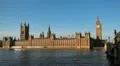 Big Ben Clock Tower London, England Thames River Westminster Parliament Building HD Footage