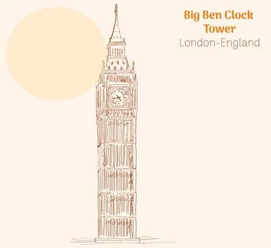 How to Draw a Clock Tower Step by Step| Easy Drawing Tutorial - YouTube