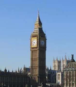 Big Ben Clock Tower. Stock Photos