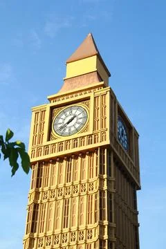Big Ben clock tower replica Stock Photos