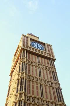Big Ben clock tower replica Stock-Fotos