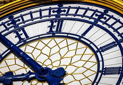 The Big Ben clock tower restored with dials and clock hands repainted Prussia Stock Photos