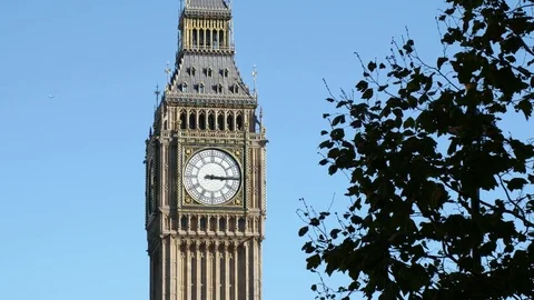 Big Ben Close-up shot in 4K, London Stock Footage 71036795