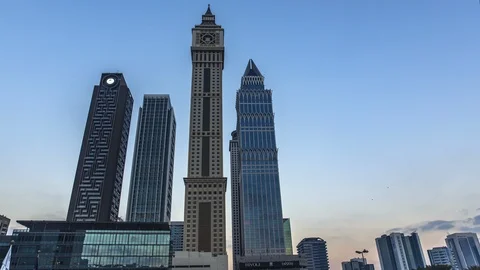 Big Ben Dubai Stock Footage 105675004