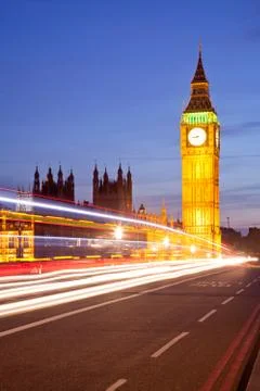 Big ben at dusk Stock Photos