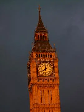 Big Ben evening close up Stock Photos