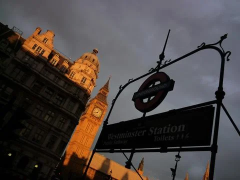 Big Ben evening Stock Photos