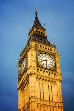 Big ben, lomo effect Foto stock