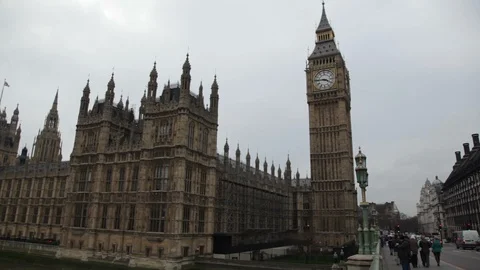 Big Ben in London Stock Footage 89407541