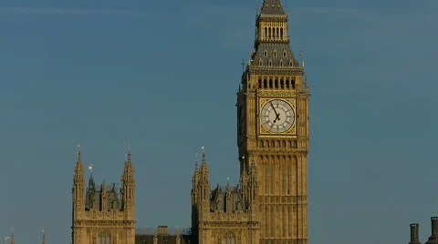 Big Ben in London MS static. HD version 스톡 동영상 40919232