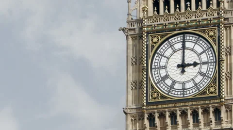 Big Ben, London, time lapse Stock Footage