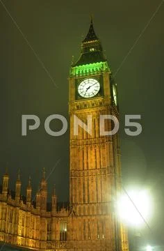 Big ben night Stock Photos